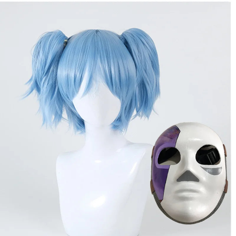 2020 Jeu Sally Face Cosplay Masque Sally Masques et perruque Sallyface Cosplay Perruque accessoires Accessoires Costume de Fête Masques