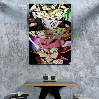 1pc Anime Eye Art Print Poster Abstrait Toile Peinture Intérieure Gamer Enfants Chambre Décorative Mur Photo Moderne Salon